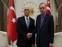 Cumhurbaşkanı Erdoğan Pence'i kabul etti