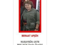 Kırmızı kategoride aranan PKK'lı Afşin öldürüldü