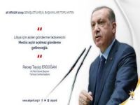 Erdoğan: Libya'ya asker gönderme tezkeresini Meclisimize sunacağız