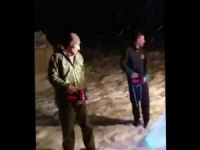 Erzincan’da, kar ve tipi nedeniyle mahsur kalan yaylacılar kurtarıldı