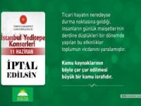 HÜDA PAR’dan “İstanbul Yeditepe Konserleri”ne tepki