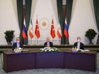 Türkiye, İran ve Rusya üçlü zirvenin ardından ortak basın açıklaması yapıldı