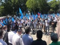 Urumçi Katliamı İstanbul'da protesto edildi