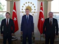 Cumhurbaşkanı Erdoğan, Kırgızistan Meclis Başkanı Cumabekov’u kabul etti