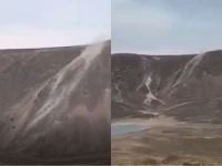 Muş depreminin ardından Nemrut Krater Gölü'nden yükselen buharlar korkutuyor