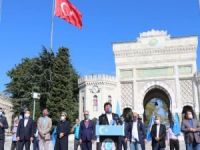 Çin'in Doğu Türkistan işgali 71'inci yılında İstanbul'da protesto edildi
