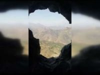 Avaşin bölgesinde PKK'ya ait mağara tespit edildi