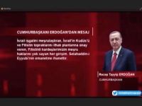 Cumhurbaşkanı Erdoğan'dan HÜDA PAR'ın tertiplediği Selahaddin-i Eyyubi Sempozyumuna mesaj