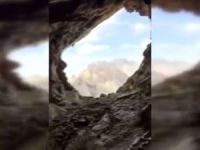 Şemdinli'de PKK'nın kullandığı bir mağara tespit edildi