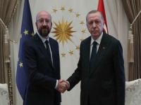 Cumhurbaşkanı Erdoğan, AB Konseyi Başkanı Michel ile Doğu Akdeniz'i görüştü