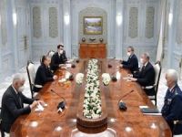 Milli Savunma Bakanı Akar, Özbekistan Cumhurbaşkanı Shavkat Mirziyoyev ile görüştü