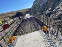 Van Özalp Yeni Emek Barajı'nda çalışmalar devam ediyor