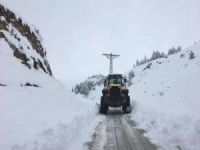 Elazığ'da kar yağışı nedeniyle 90 köy yolu ulaşıma kapandı