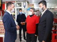 HÜDA PAR Ankara İl Başkanı Karaarslan pandemi mağduru esnafı ziyaret etti