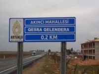 Artuklu Belediyesi Kürtçe tabelalardaki yanlışı düzeltti
