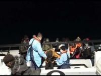 Botu arızalanan 26 düzensiz göçmen kurtarıldı