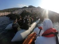 İzmir'de 123 düzensiz göçmen kurtarıldı