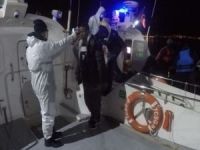 Balıkesir açıklarında 35 düzensiz göçmen kurtarıldı