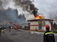 Türkiye Petrolleri tesisinde çıkan yangın korkuya sebep oldu