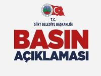 Siirt Belediyesi: HDP Milletvekili Beştaş'ın iddiaları tamamen yalan ve iftiradır