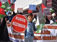 Siyonist işgal rejimine Bitlis'ten sert tepki