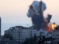 Siyonist işgal rejimi Gazze'de medya binasını bombaladı