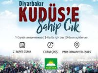 Yarın Diyarbakır'da Filistin'e destek amacıyla kitlesel basın açıklaması yapılacak