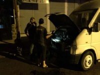 Şanlıurfa'da park halindeki minibüsün kundaklandığı iddia edildi
