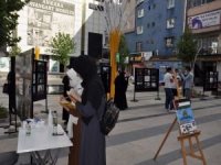 Batmanlılar "Kudüs’ün Rengi" resim sergisine son günde ilgi gösterdi