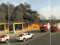 Şanlıurfa Gıda ve Toptancılar Sitesi'nde yangın çıktı