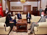 AB Türkiye Delegasyonu Başkanı Malatya’da ziyaretlerde bulundu