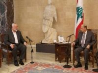 İsmail Heniyye Lübnan Cumhurbaşkanı Avn ile görüştü