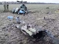 Ukrayna'da helikopter kazası