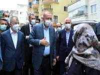 Cumhurbaşkanı Erdoğan selden etkilenen Arhavi’de vatandaşlara hitap etti