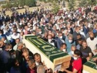 Konya'da katledilen 7 kişi son yolculuğuna uğurlandı