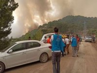 Köyceğiz'deki yangınlar nedeniyle 5 mahalle tahliye edildi