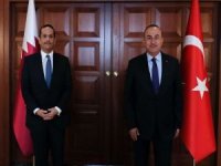 Bakan Çavuşoğlu Katar Dışişleri Bakanı Thani ile görüştü