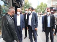 Yapıcıoğlu Bursa'da esnaf ziyaretinde bulundu