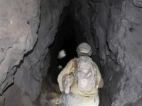 PKK'lıların Irak'ta kullandığı mağaralar tespit edildi