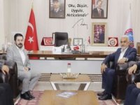 HÜDA PAR Genel Başkanı Yapıcıoğlu, Ağrı Belediye Başkanı Sayan’ı ziyaret etti