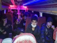 Bitlis'te 64 düzensiz göçmen ve 6 göçmen kaçakçısı yakalandı