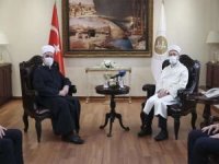 Erbaş, Bosna Hersek İslam Birliği Başkanı Kavazoviç’i kabul etti