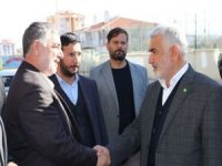 Yapıcıoğlu, Uşar ailesine taziye ziyaretinde bulundu
