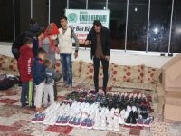 Umut Kervanı, Mardin'de yetim ve muhtaçlara kışlık giyecek dağıttı