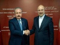TBMM Başkanı Şentop, İran Meclis Başkanı Galibaf ile görüştü
