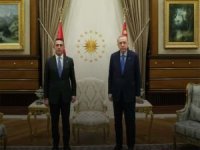 Cumhurbaşkanı Erdoğan, Koç ve Şahenk'i kabul etti