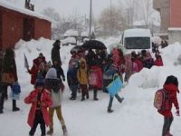 Trabzon'da eğitime kar engeli