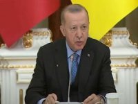 Cumhurbaşkanı Erdoğan Ukrayna'da konuştu: Krizi sonlandırmak için üzerimize düşeni yapmaya hazırız