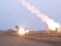 Rusya'nın Harkov bölgesine attığı füzeler görüntülendi