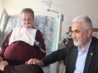 Yapıcıoğlu, ALS hastası Yasin Asma’yı ziyaret etti